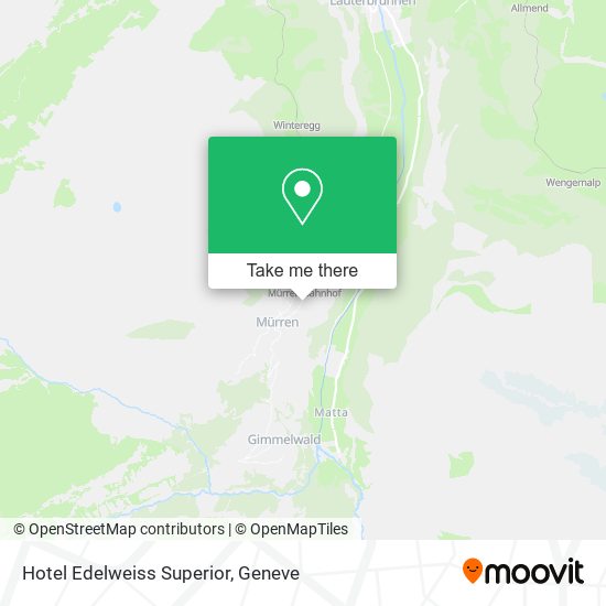 Hotel Edelweiss Superior map