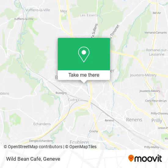 Wild Bean Café map