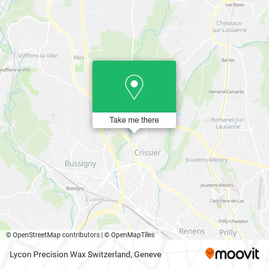 Lycon Precision Wax Switzerland map