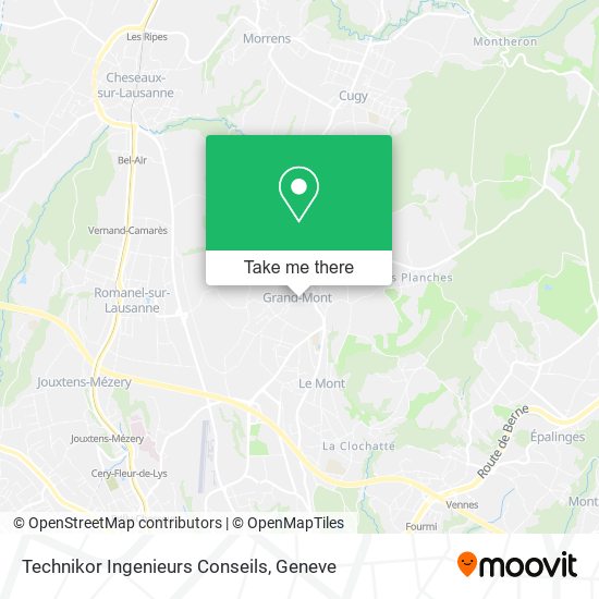 Technikor Ingenieurs Conseils map