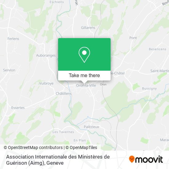 Association Internationale des Ministères de Guérison (Aimg) map