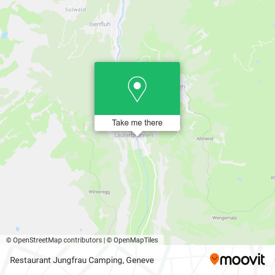Restaurant Jungfrau Camping map