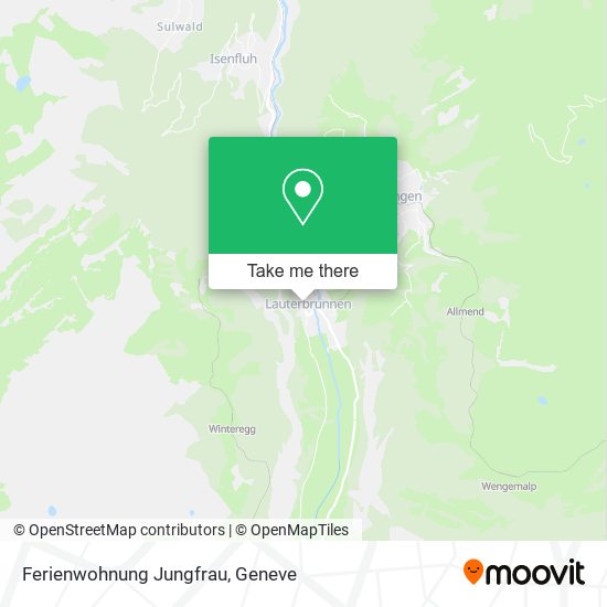 Ferienwohnung Jungfrau map