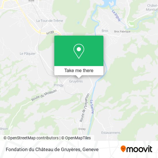 Fondation du Château de Gruyères map