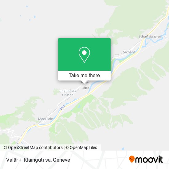 Valär + Klainguti sa map