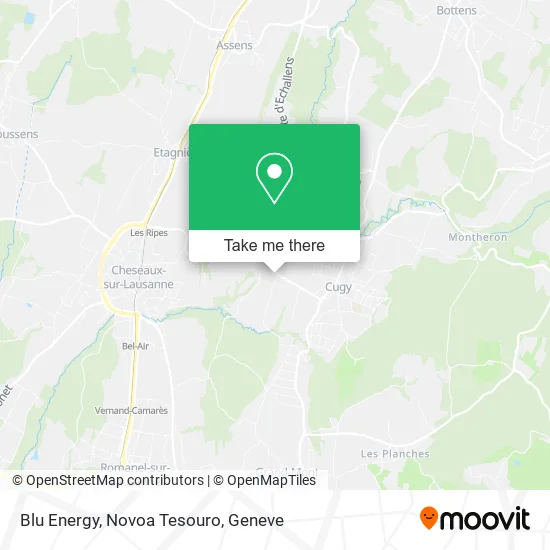 Blu Energy, Novoa Tesouro map
