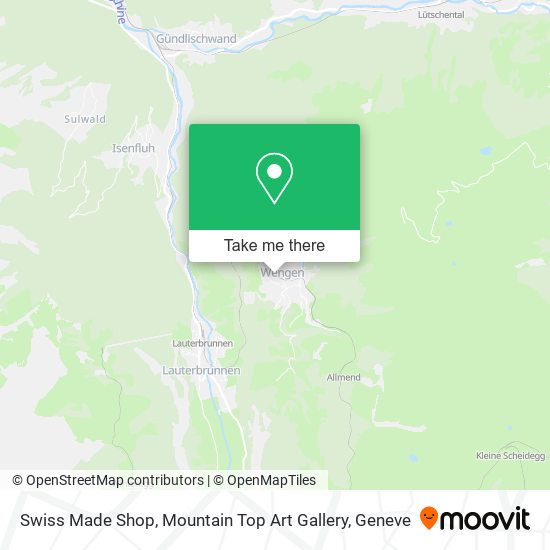 Swiss Made Shop, Mountain Top Art Gallery map
