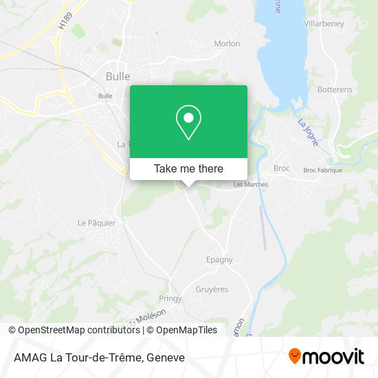 AMAG La Tour-de-Trême map