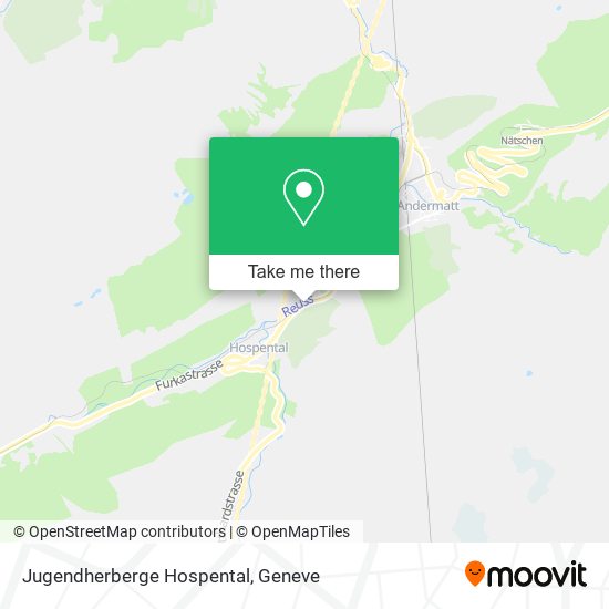 Jugendherberge Hospental map