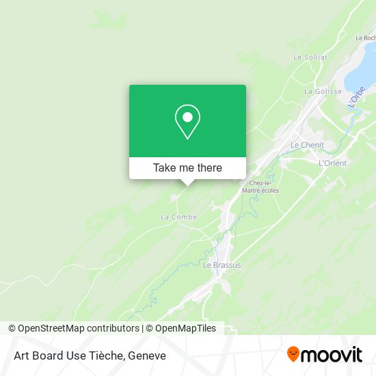Art Board Use Tièche map