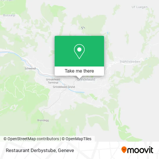 Restaurant Derbystube map