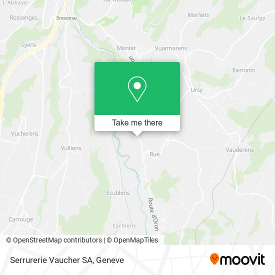 Serrurerie Vaucher SA map