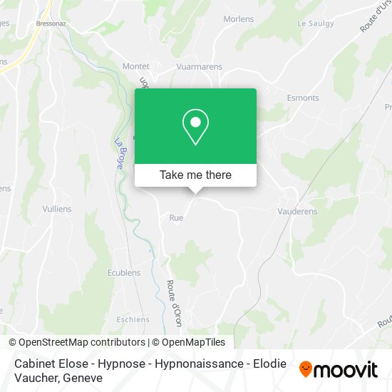 Cabinet Elose - Hypnose - Hypnonaissance - Elodie Vaucher map