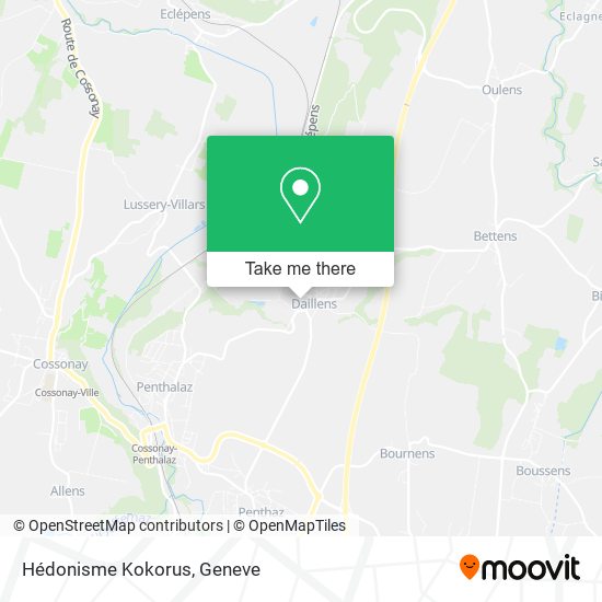 Hédonisme Kokorus map