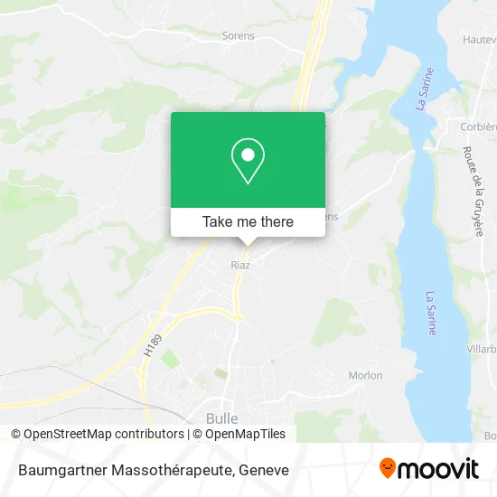 Baumgartner Massothérapeute map