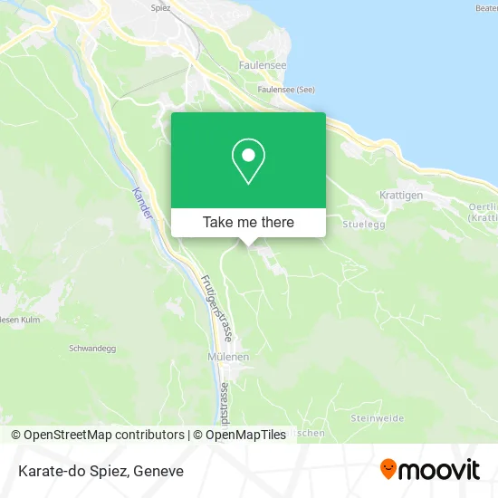 Karate-do Spiez map