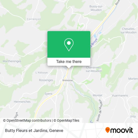 Butty Fleurs et Jardins map