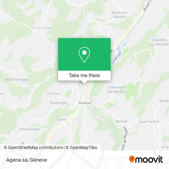 Agena sa map