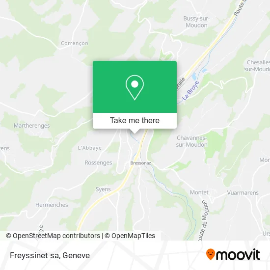 Freyssinet sa map