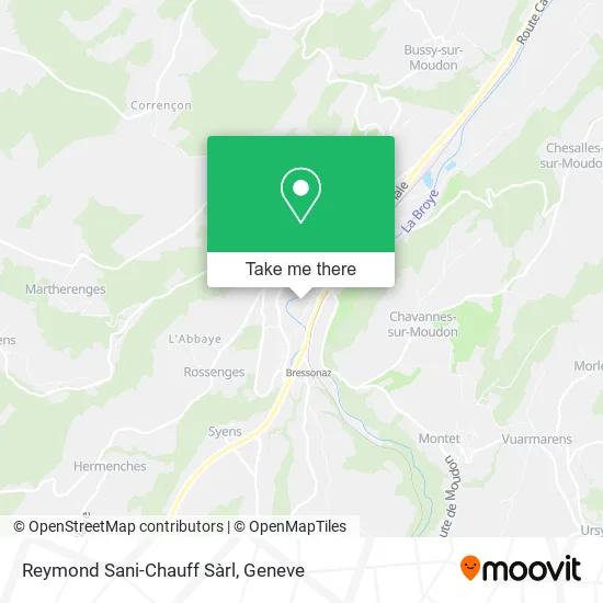 Reymond Sani-Chauff Sàrl map