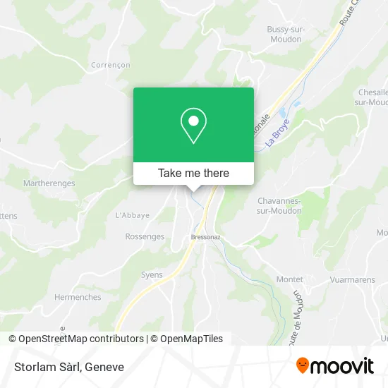 Storlam Sàrl map