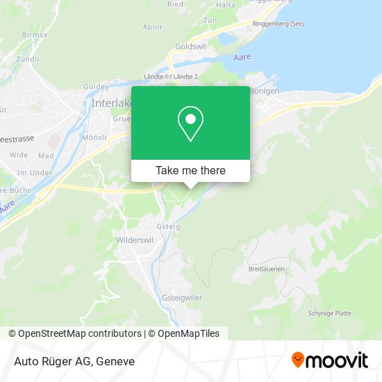 Auto Rüger AG map