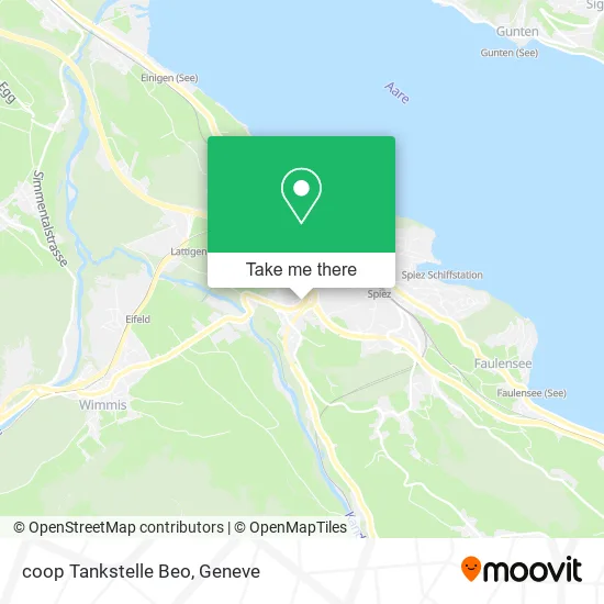 coop Tankstelle Beo map