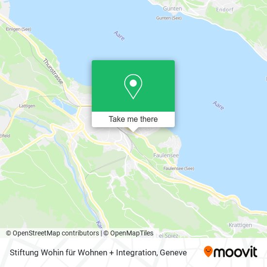 Stiftung Wohin für Wohnen + Integration map