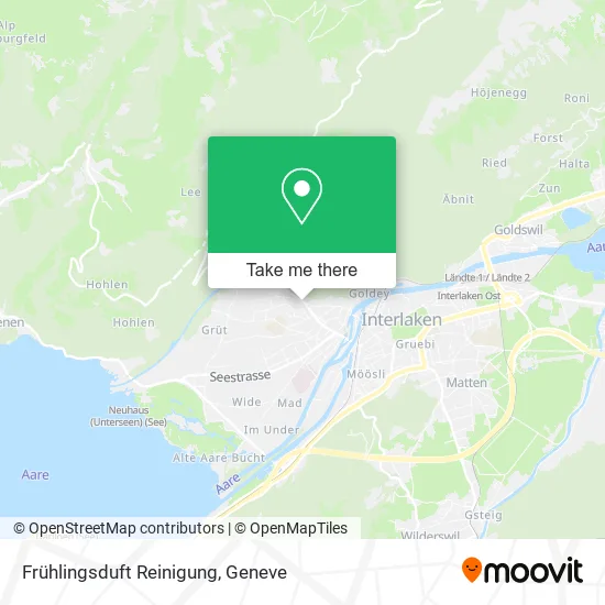 Frühlingsduft Reinigung map