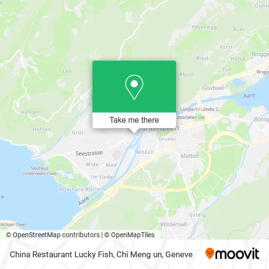 China Restaurant Lucky Fish, Chi Meng un map