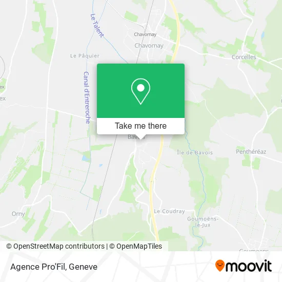 Agence Pro'Fil map