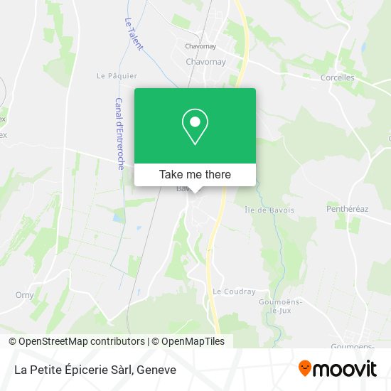 La Petite Épicerie Sàrl map