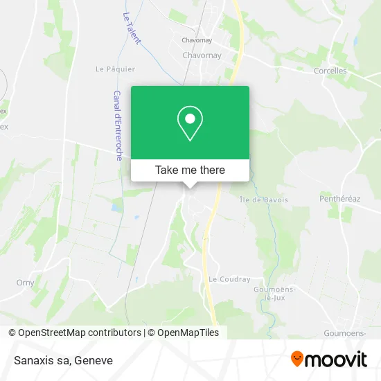 Sanaxis sa map