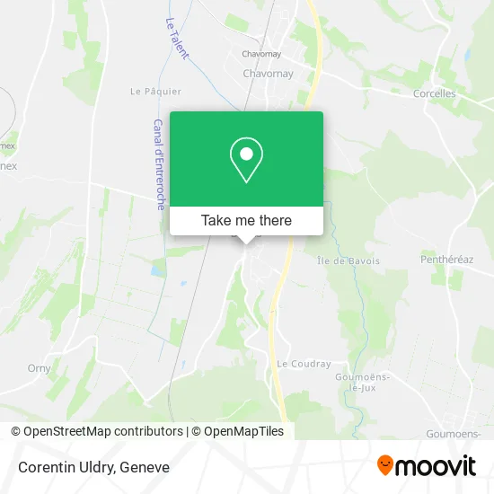Corentin Uldry map