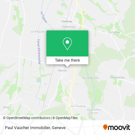 Paul Vaucher Immobilier map