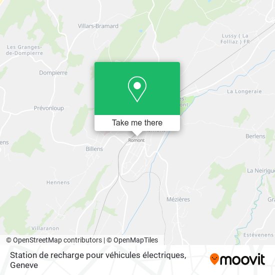 Station de recharge pour véhicules électriques map