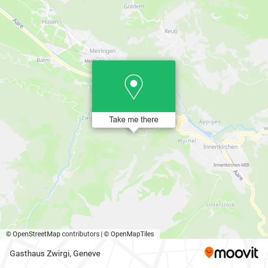 Gasthaus Zwirgi map