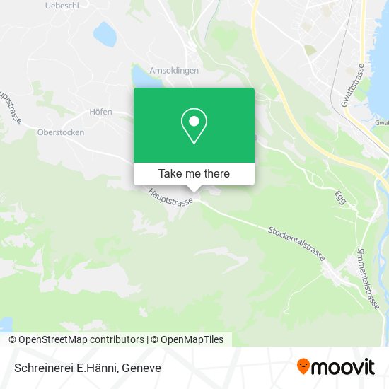 Schreinerei E.Hänni map