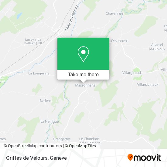 Griffes de Velours map