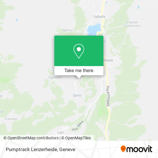 Pumptrack Lenzerheide map