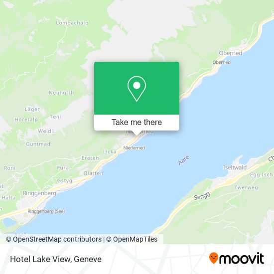 Hotel Lake View map