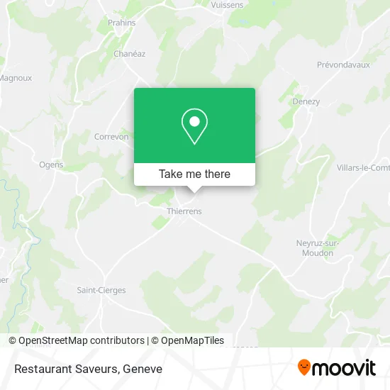 Restaurant Saveurs map