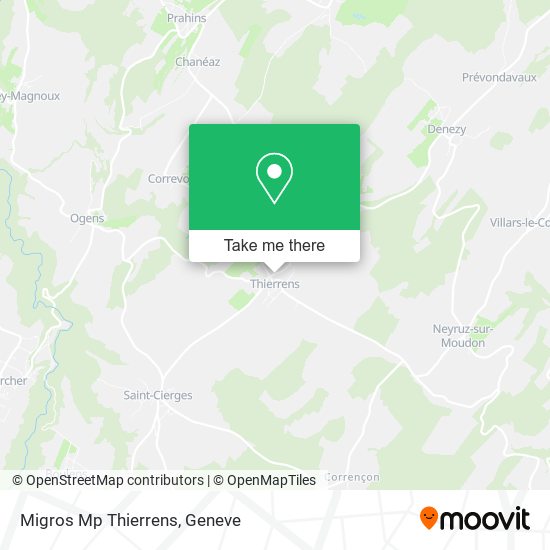 Migros Mp Thierrens map