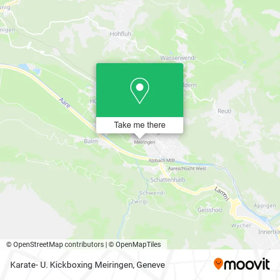 Karate- U. Kickboxing Meiringen map