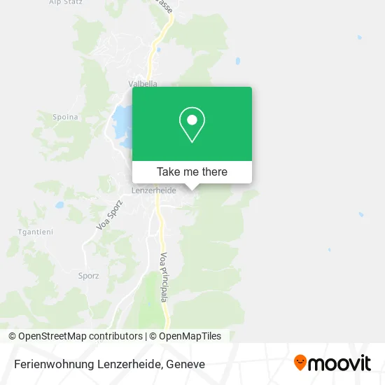 Ferienwohnung Lenzerheide map