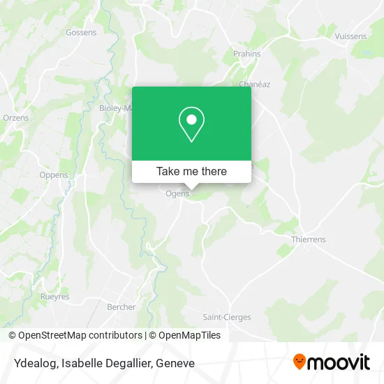 Ydealog, Isabelle Degallier map