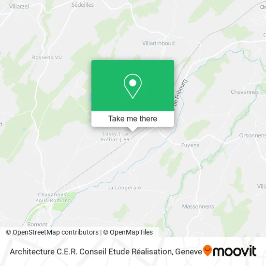 Architecture C.E.R. Conseil Etude Réalisation map