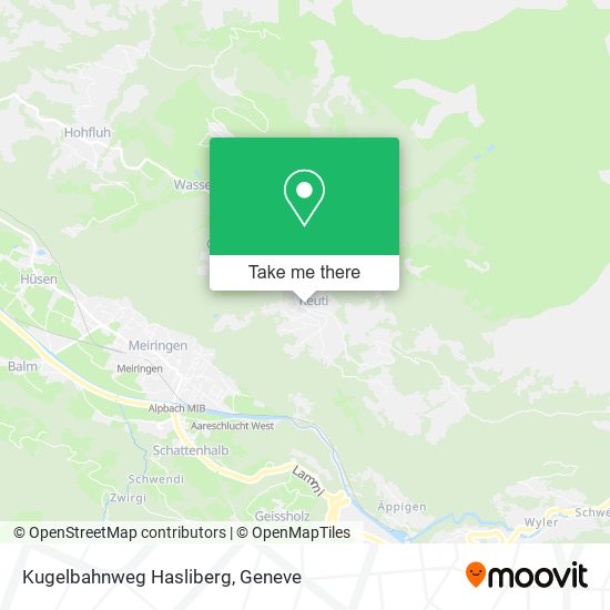 Kugelbahnweg Hasliberg map