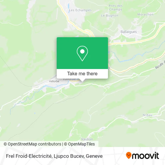 Frel Froid-Electricité, Ljupco Bucev map