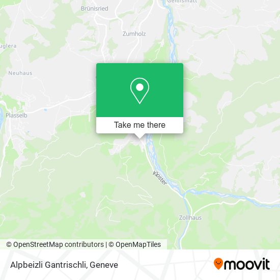 Alpbeizli Gantrischli map